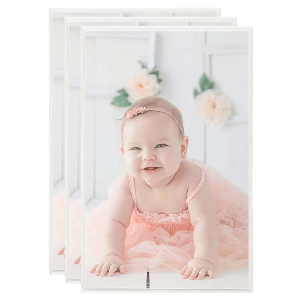 Picture Frame Collage 3 pcs. for table Silver 13x18 cm MDF