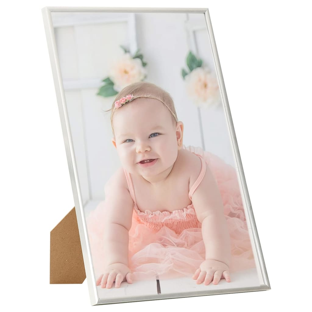 Photo Frame Collage, 3 pcs, for Table, Silver, 21x29.7 cm, MDF