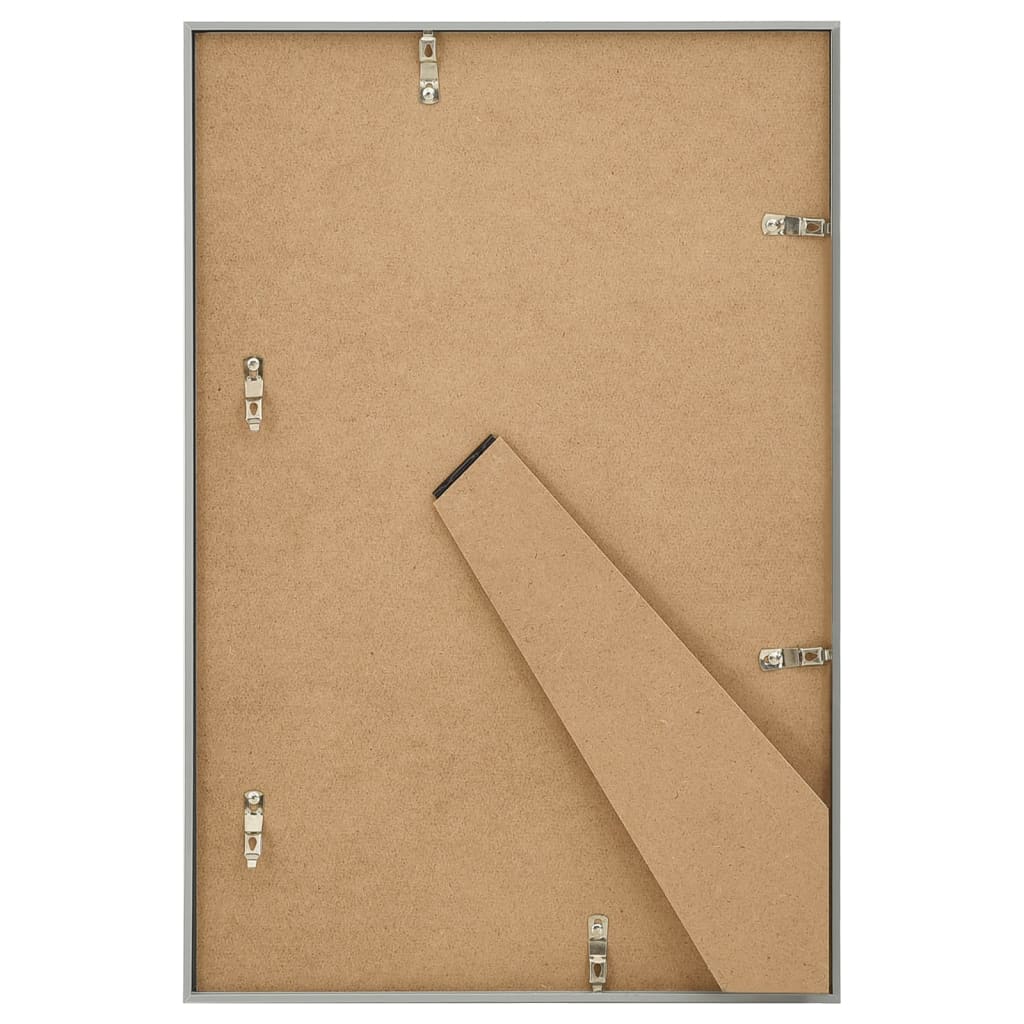 Photo Frame Collage, 3 pcs, for Table, Silver, 21x29.7 cm, MDF