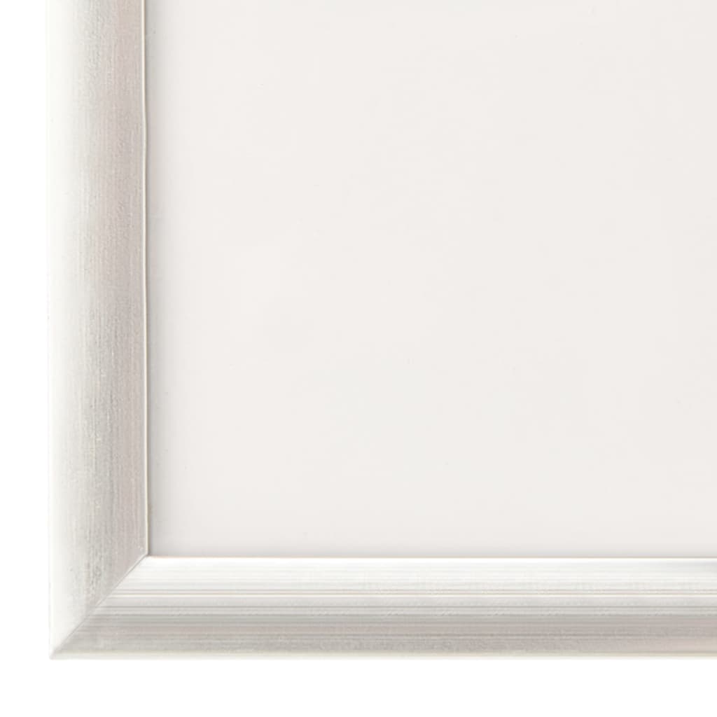 Picture Frame Collage 5 Pcs. for Wall Table Silver 70x90 cm MDF