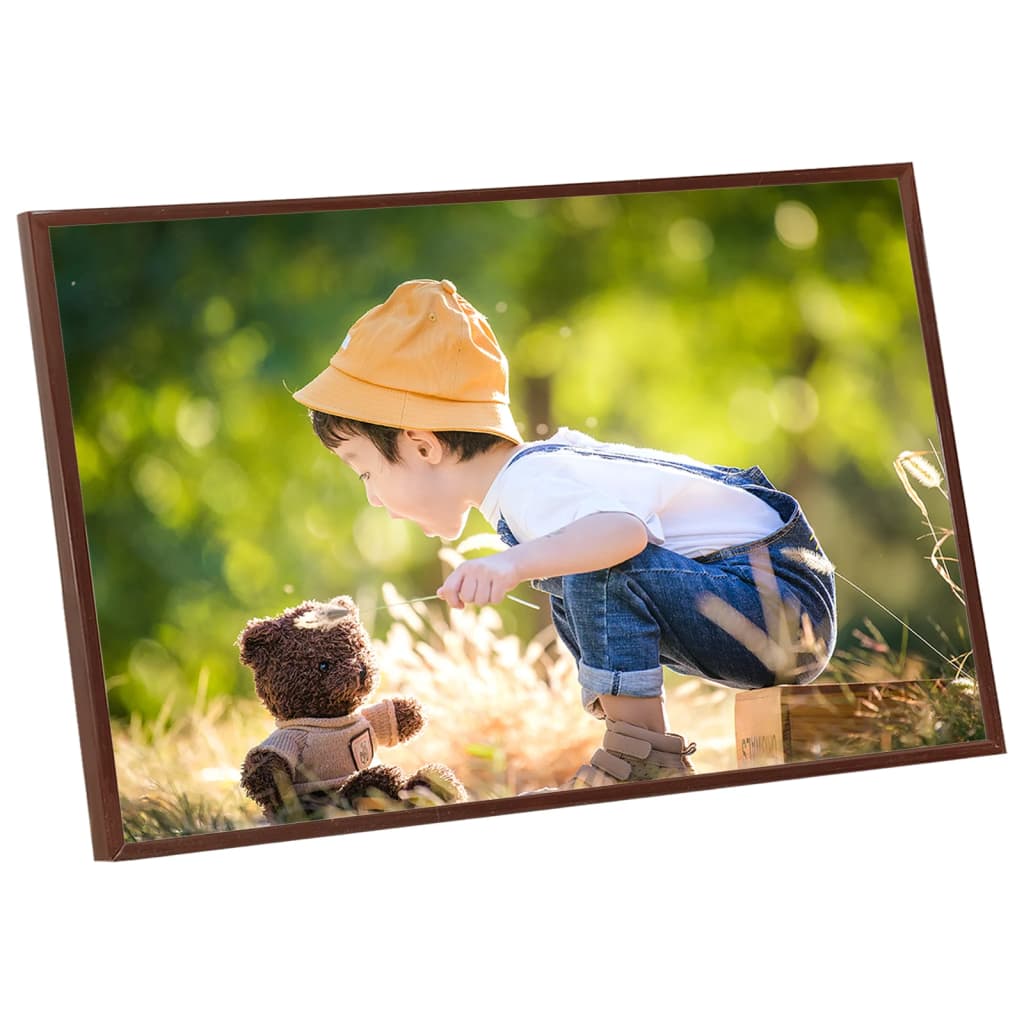 Picture Frame Collage 5 Pcs. for Wall Table Bronze 70x90 cm MDF