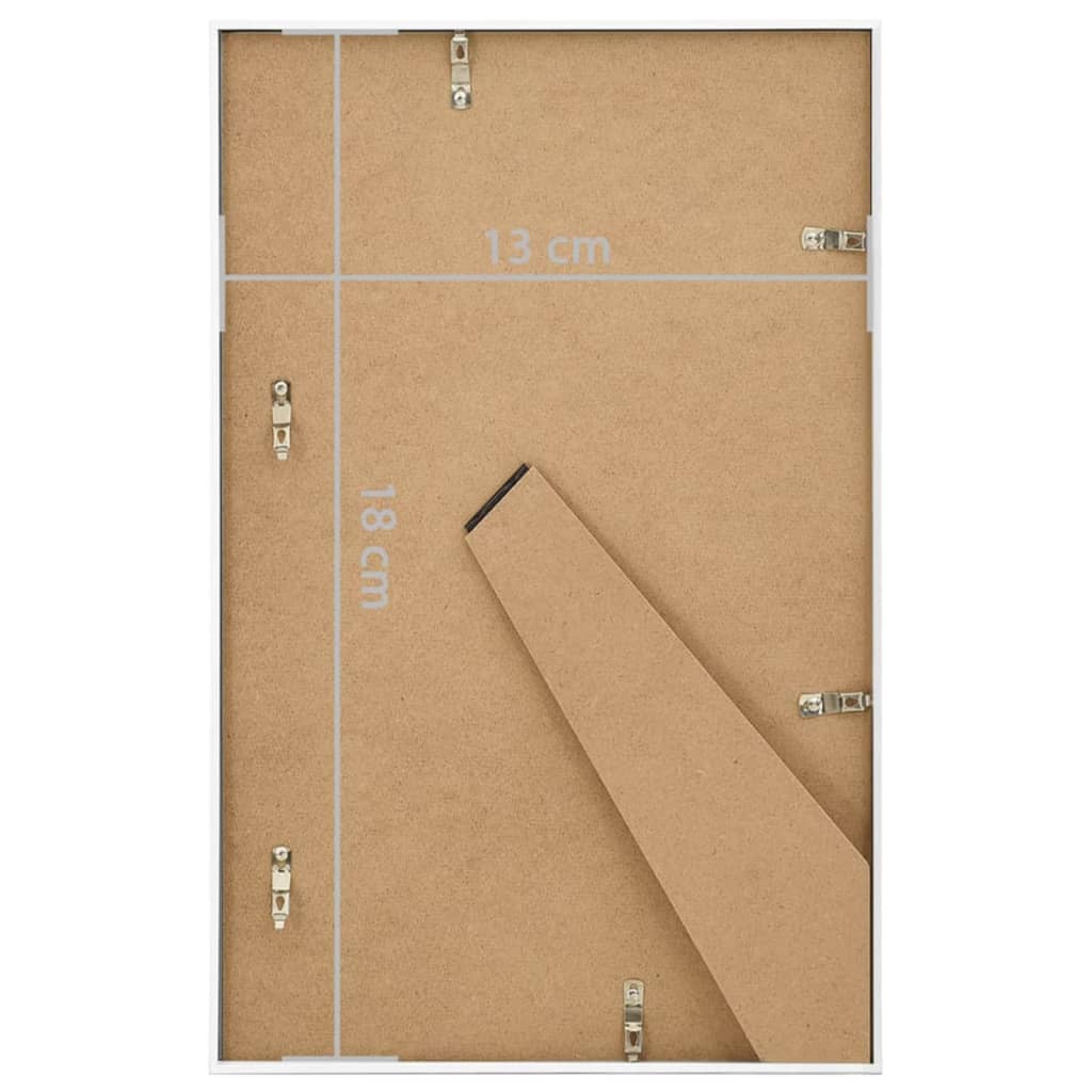 Picture Frame Collage 3 Pieces for Table White 13x18 cm MDF