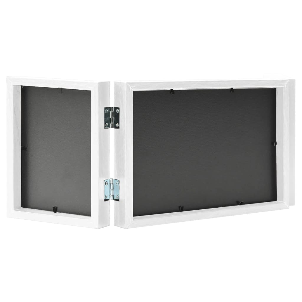 Cadre photo triple collage Blanc 28x18 cm+2x(13x18 cm)