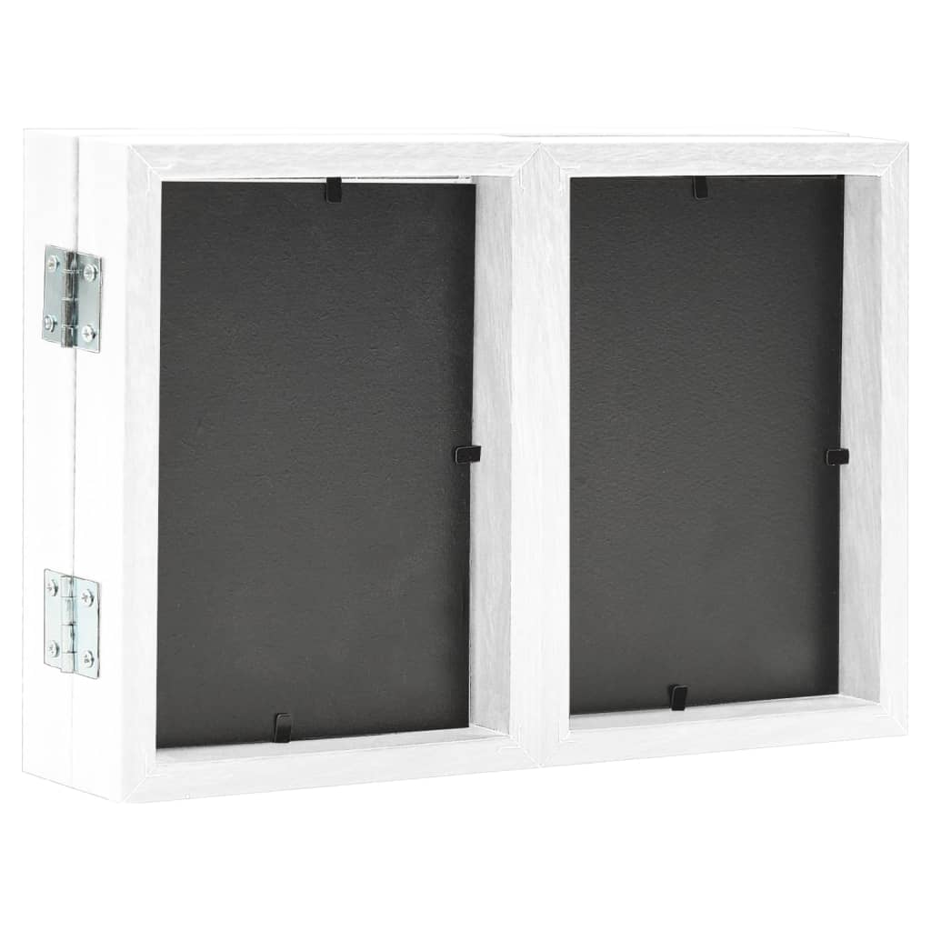 Cadre photo triple collage Blanc 28x18 cm+2x(13x18 cm)