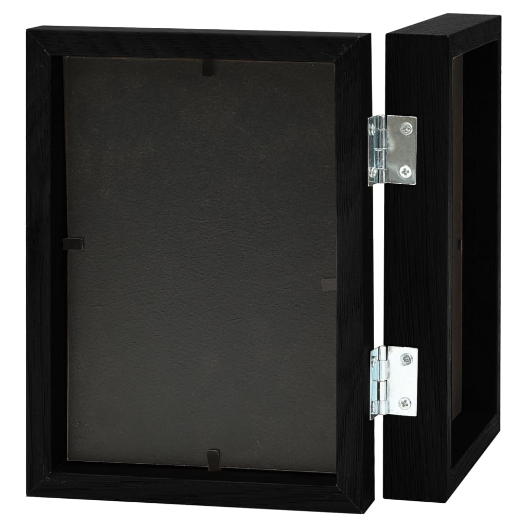 Double Picture Frame Collage Black 2x (13x18 cm)
