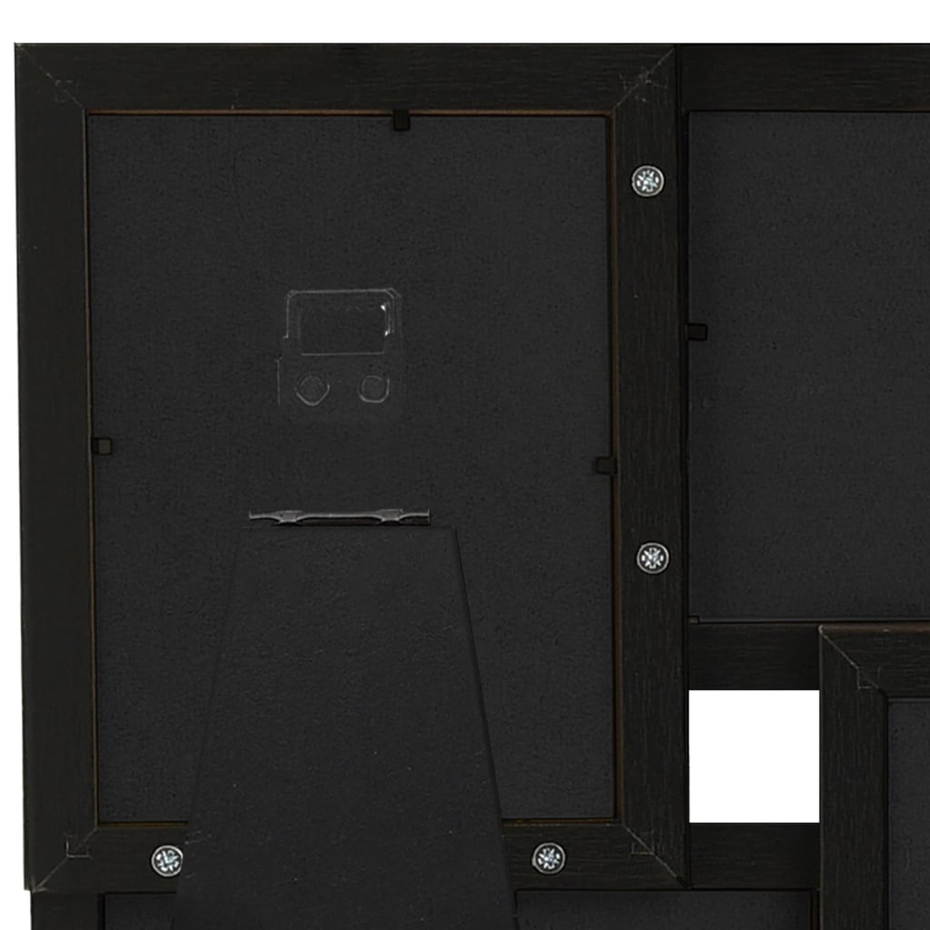 Collage Photo Frame for 4x (10x15 cm) Photos Black MDF