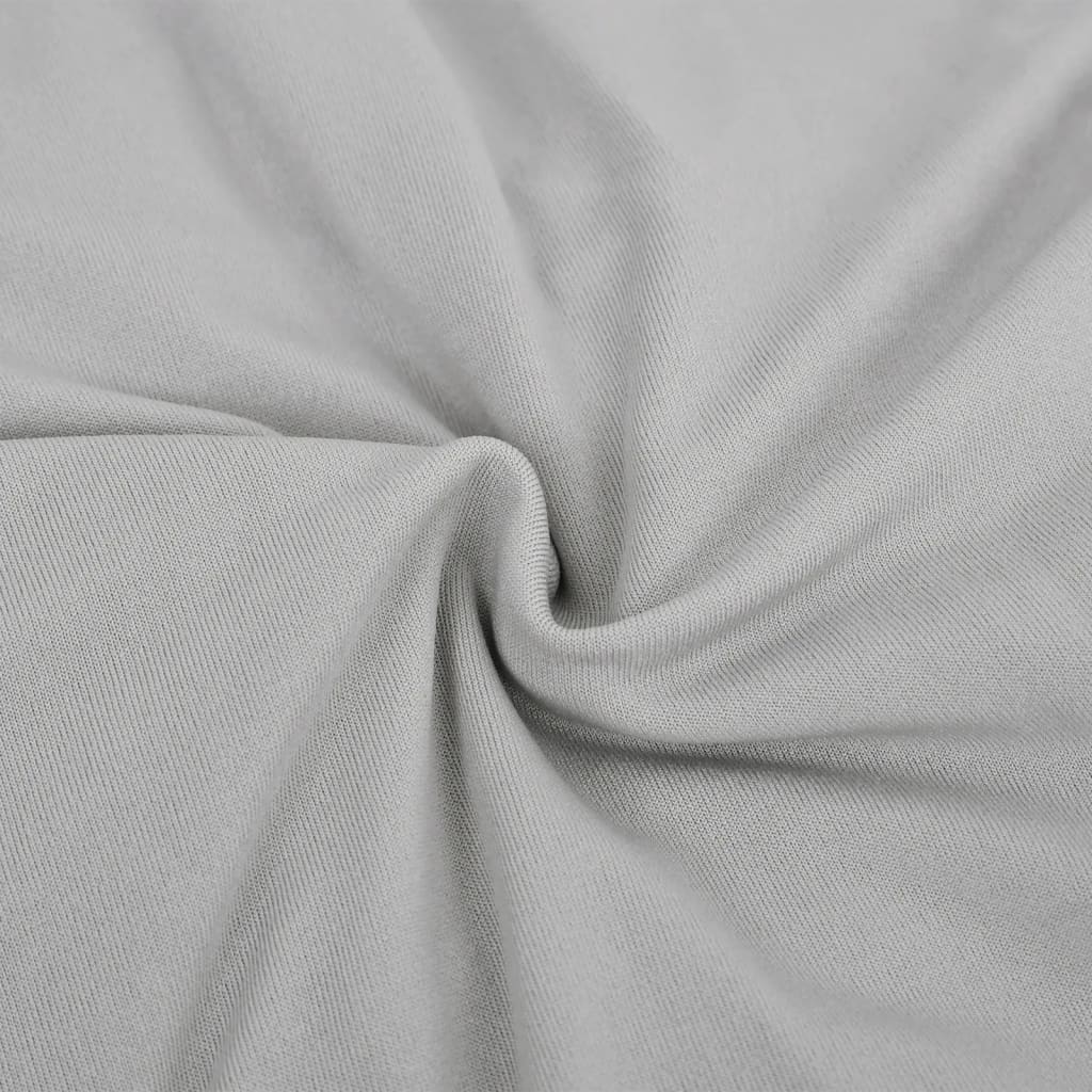 Housse de canapé extensible 3 places gris jersey polyester