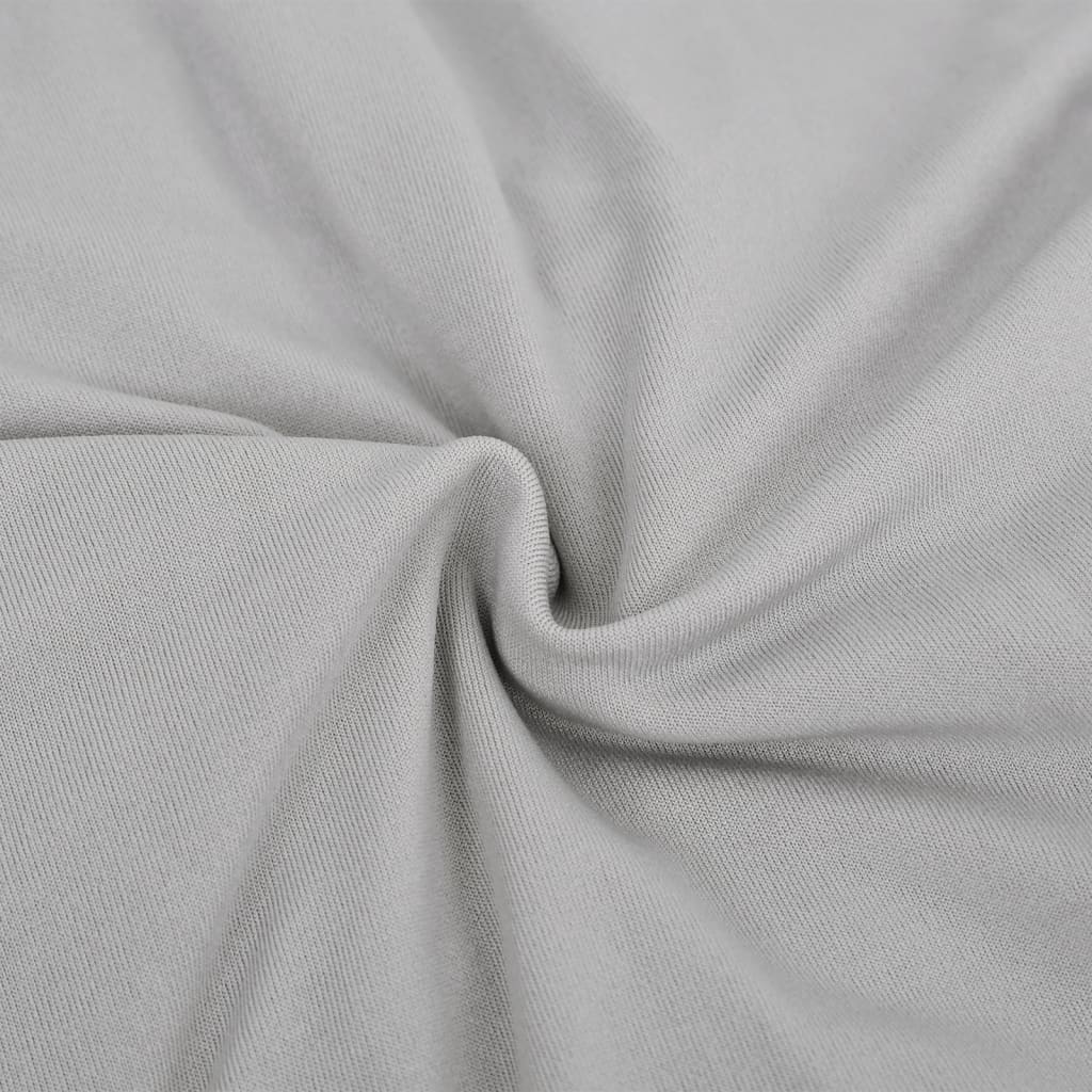 Housse de canapé extensible 4 places gris jersey de polyester