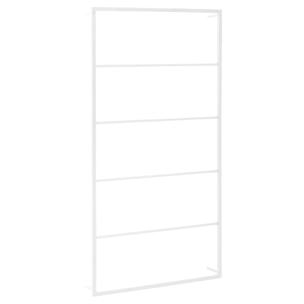 Towel Rail White 60 x 10 x 116 cm Steel