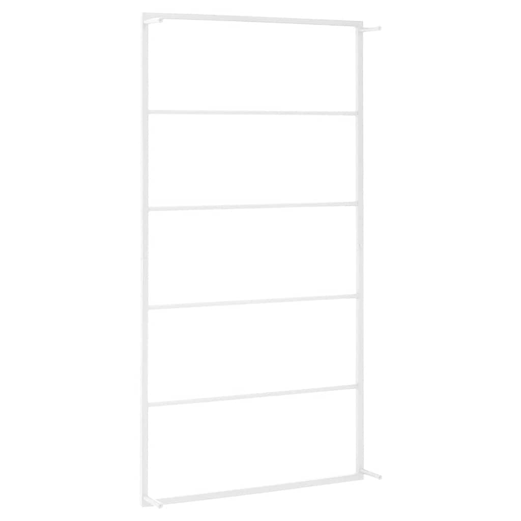 Towel Rail White 60 x 10 x 116 cm Steel