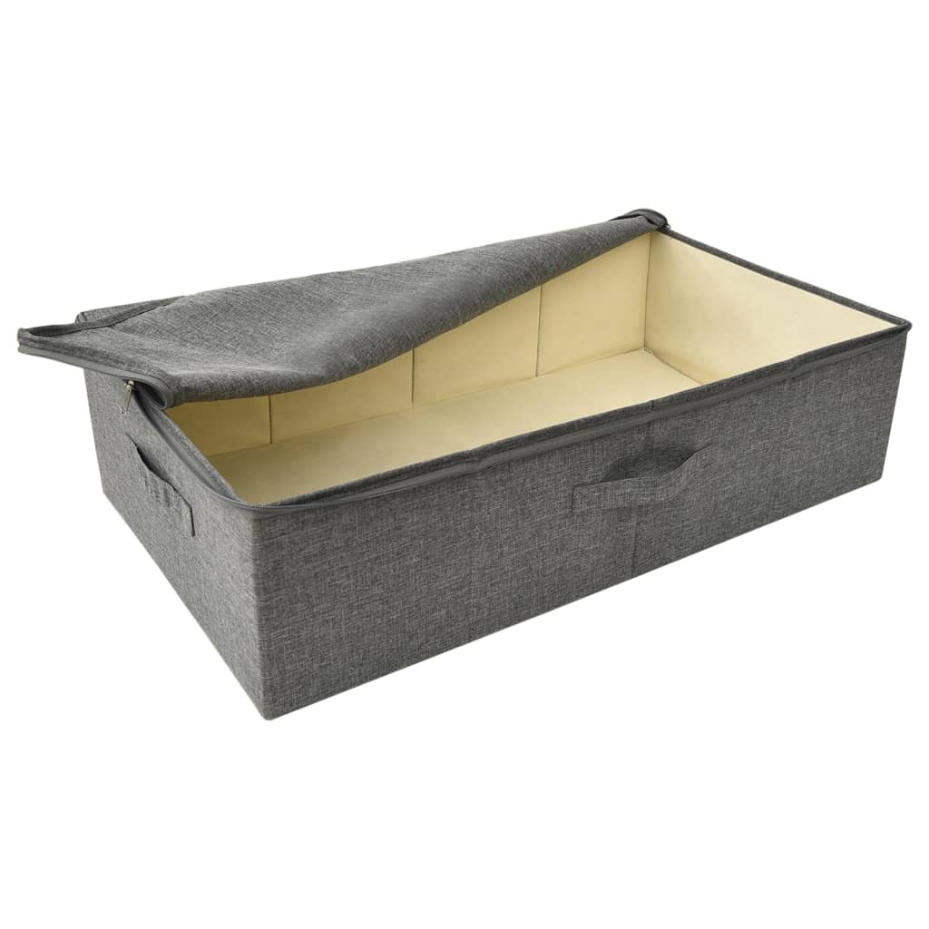 Boîtes de rangement 2 pces Tissu 70x40x18 cm Anthracite