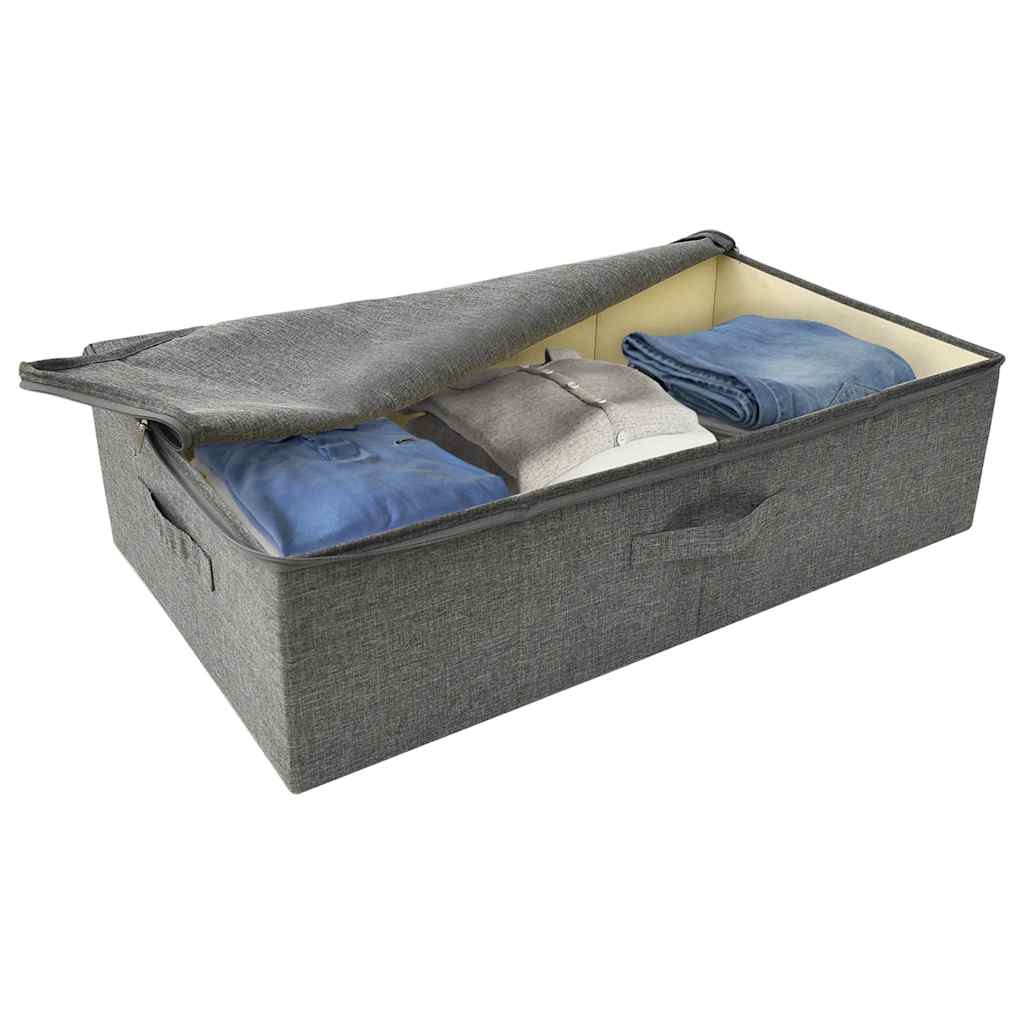 Boîtes de rangement 2 pces Tissu 70x40x18 cm Anthracite