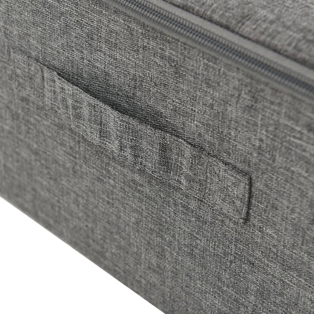 Boîtes de rangement 2 pces Tissu 70x40x18 cm Anthracite