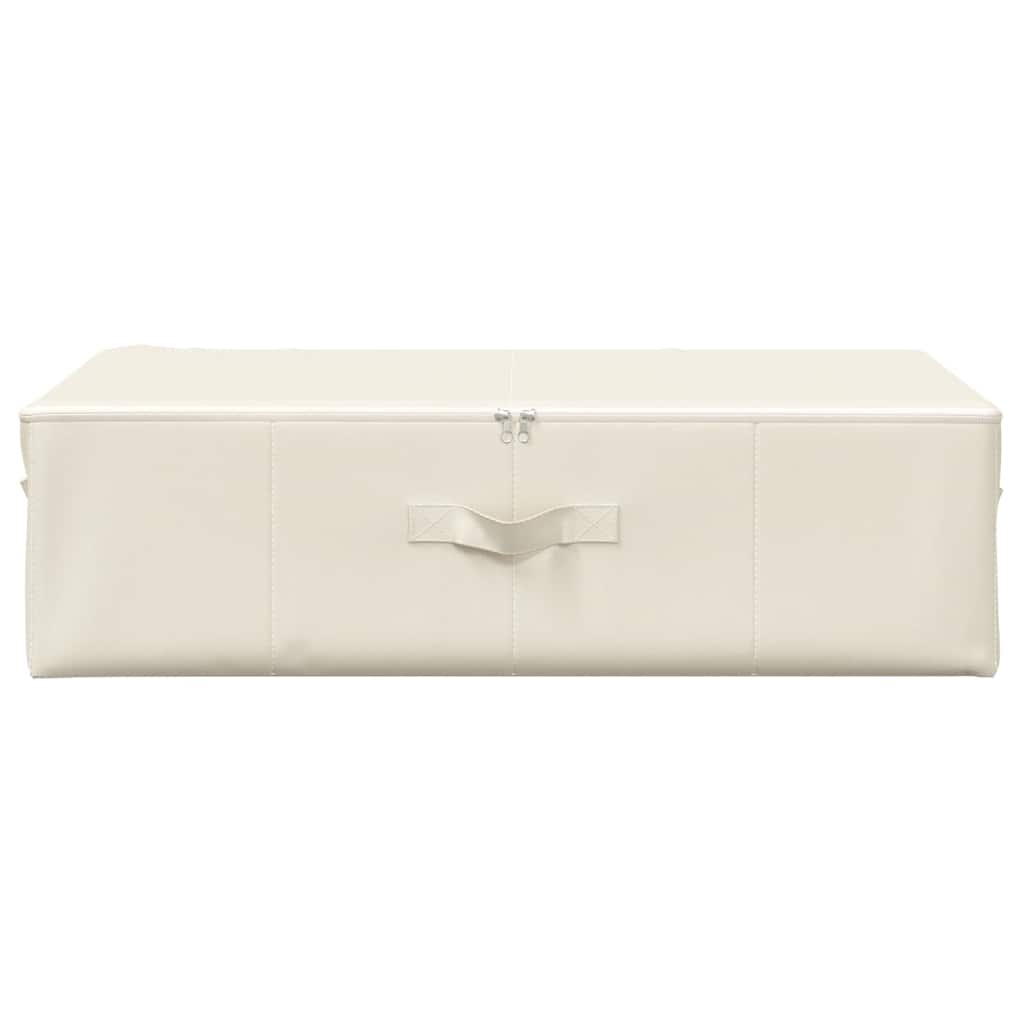 Aufbewahrungsboxen 2 Stk. Stoff 70x40x18 cm Creme
