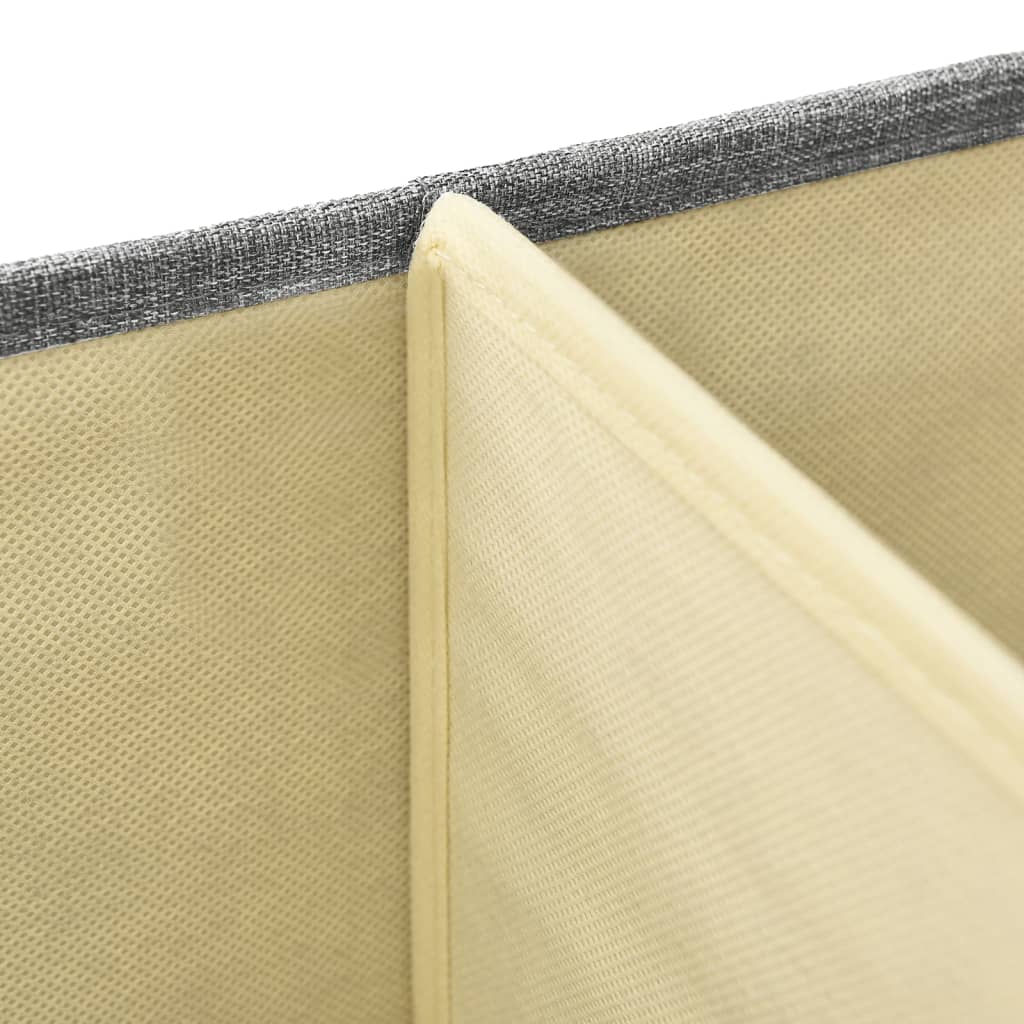 Fabric Storage Box 50x30x25 cm Grey