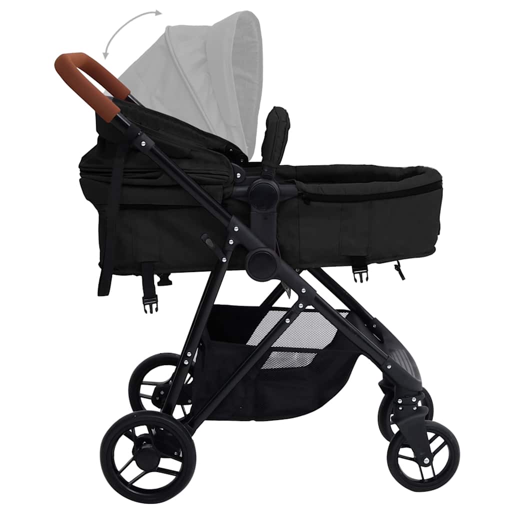 Poussette Trio Anthracite et Noir Acier