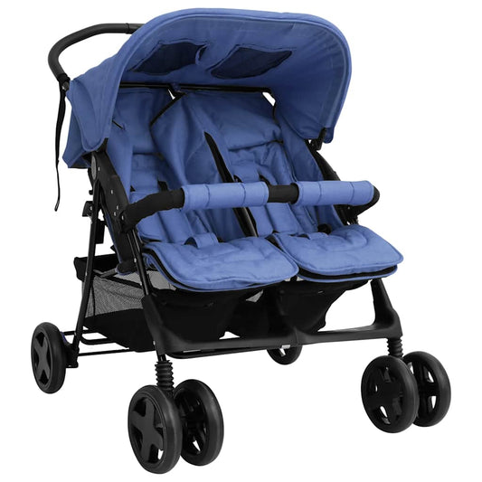 Twin Stroller Navy Steel