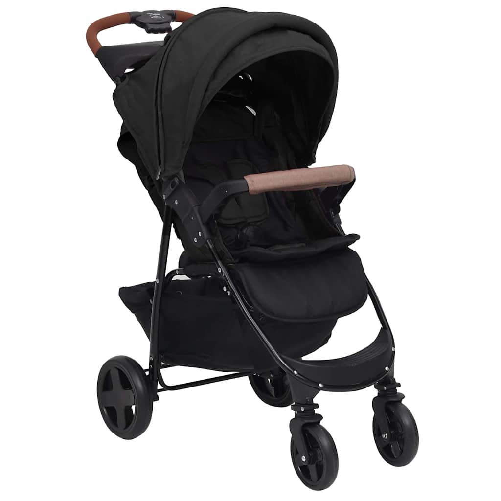 Poussette 2-en-1 Anthracite Acier
