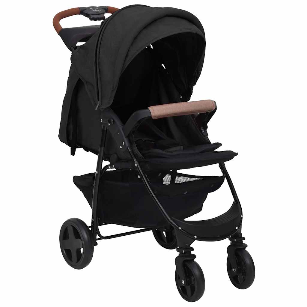 Poussette 2-en-1 Anthracite Acier
