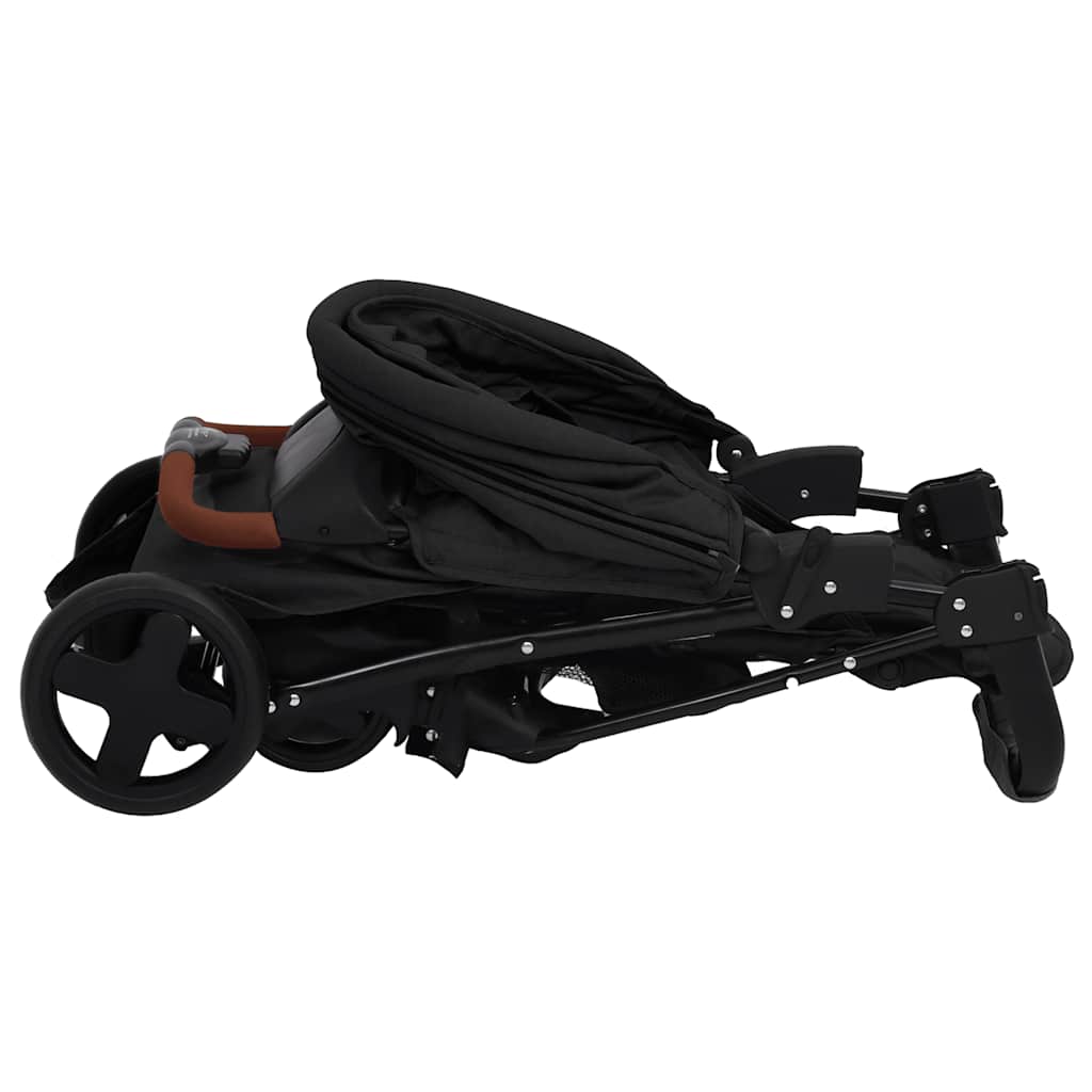 Poussette 2-en-1 Anthracite Acier