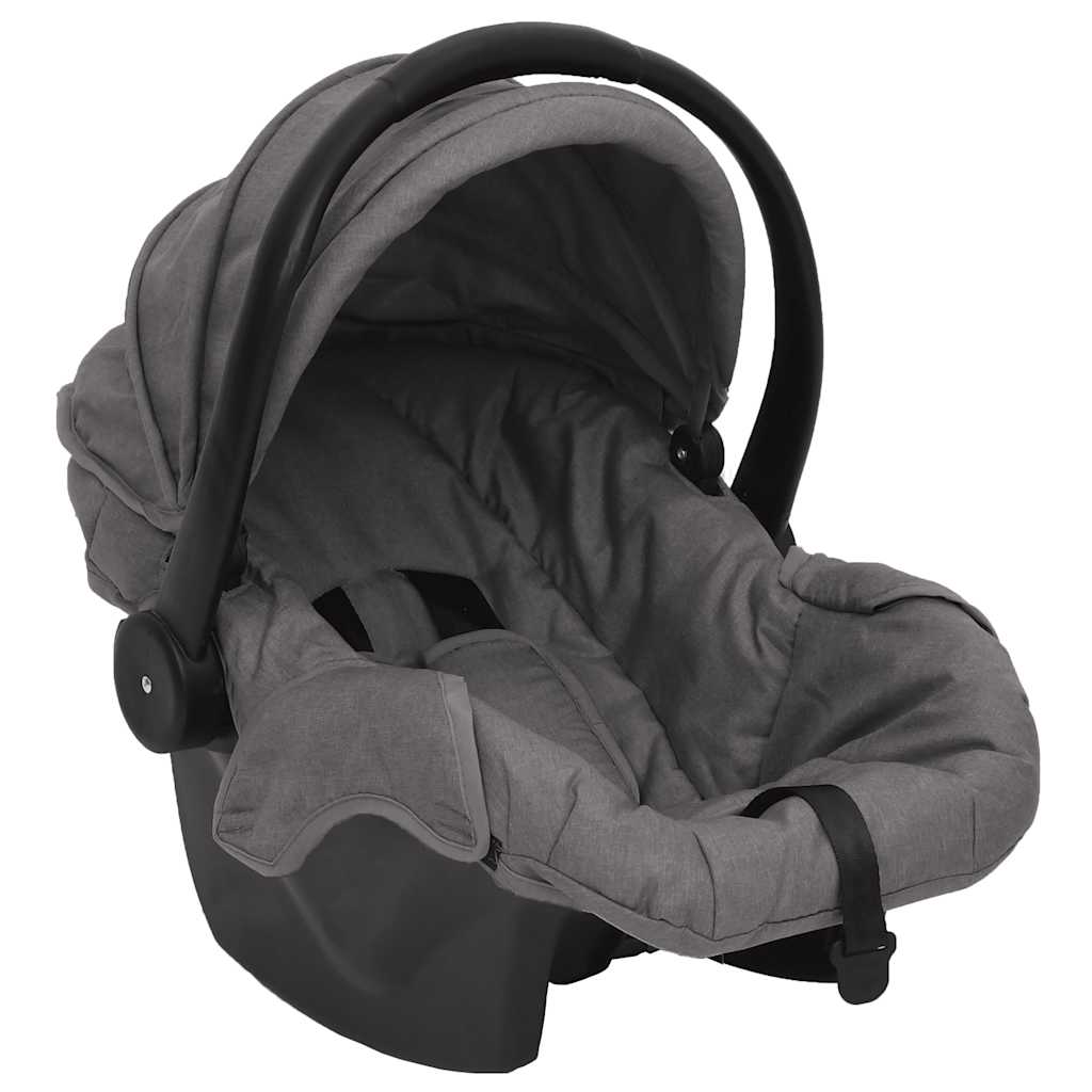 3-in-1 Stroller Light Grey Steel