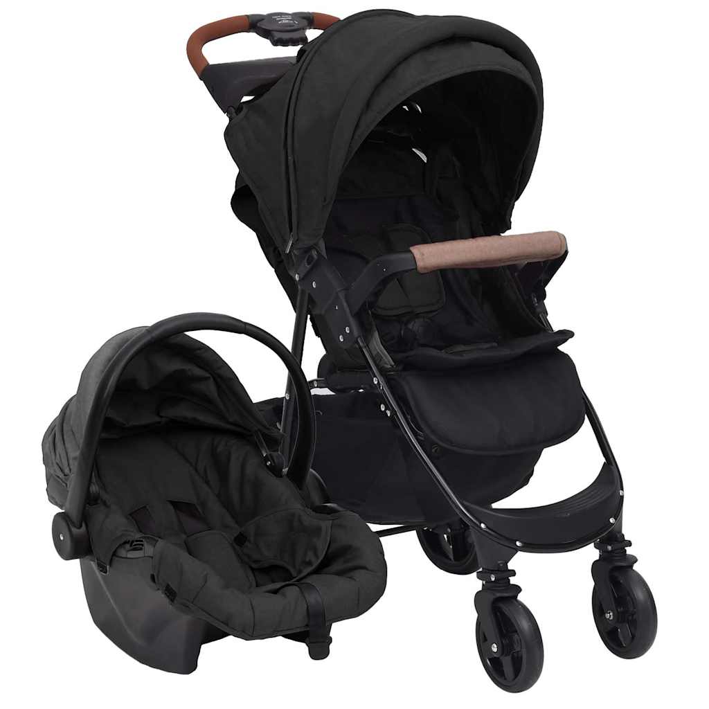 3-in-1 Stroller Anthracite Steel