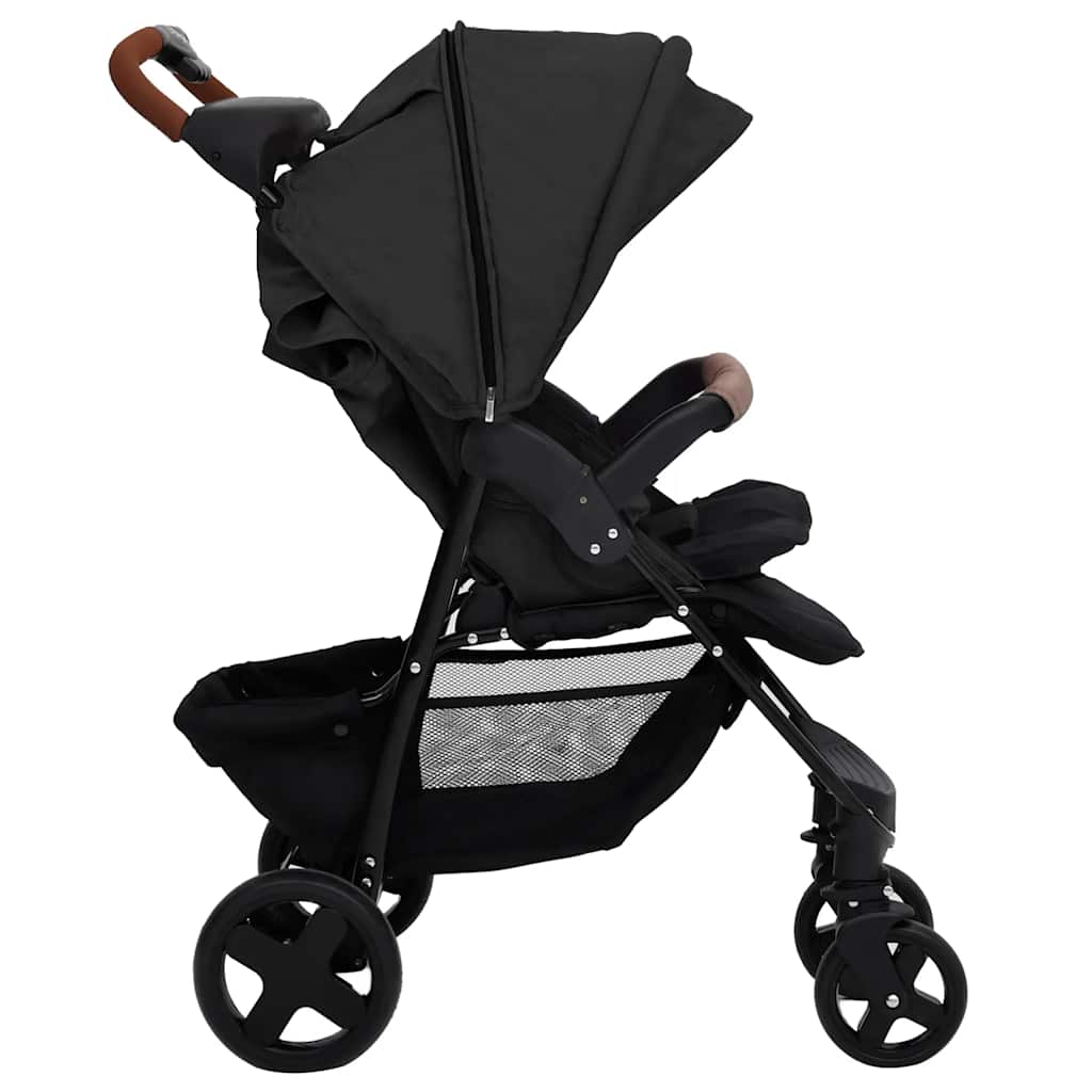 3-in-1 Stroller Anthracite Steel