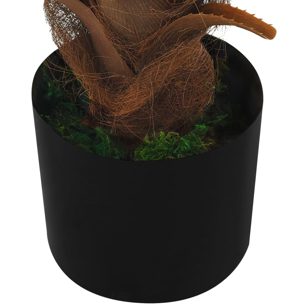 Palmier artificiel Cycas avec pot 140 cm Vert