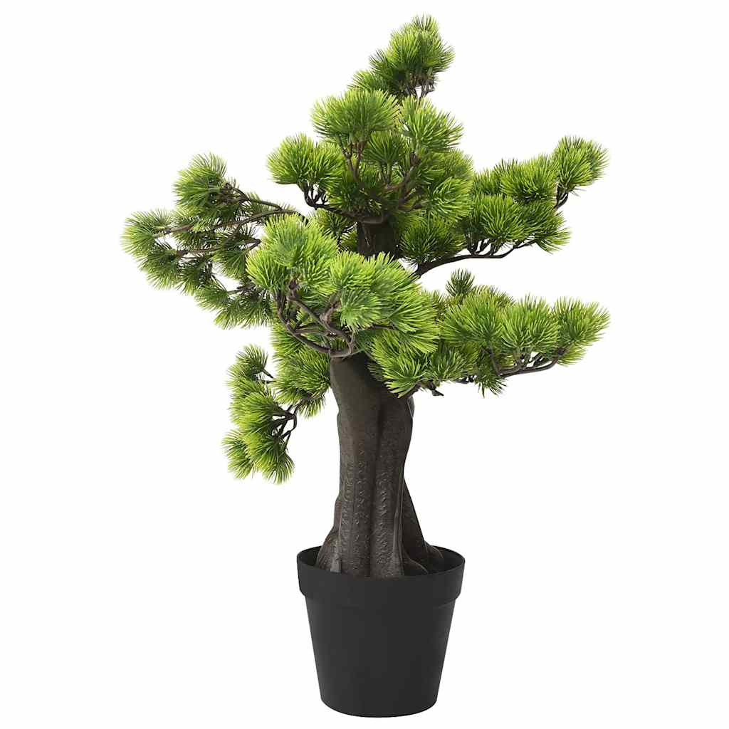 Artificial Bonsai Pinus with Pot 60 cm Green