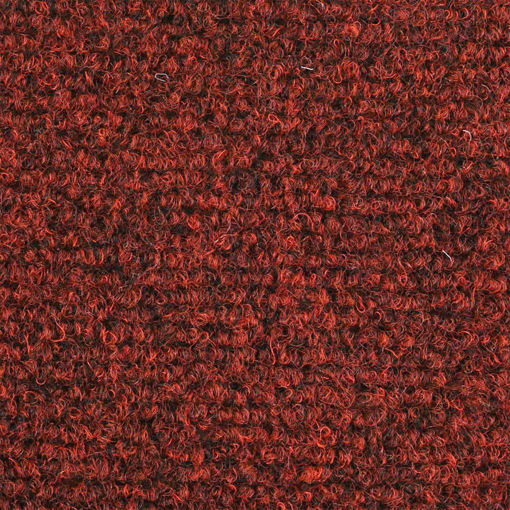 Stufenmatten Selbstklebend 15 Stk. 60x25 cm Bordeauxrot Rechteckig