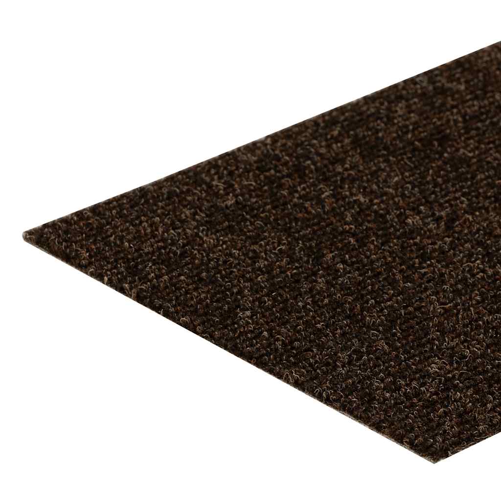Stufenmatten Selbstklebend 15 Stk. 60x25 cm Braun Rechteckig