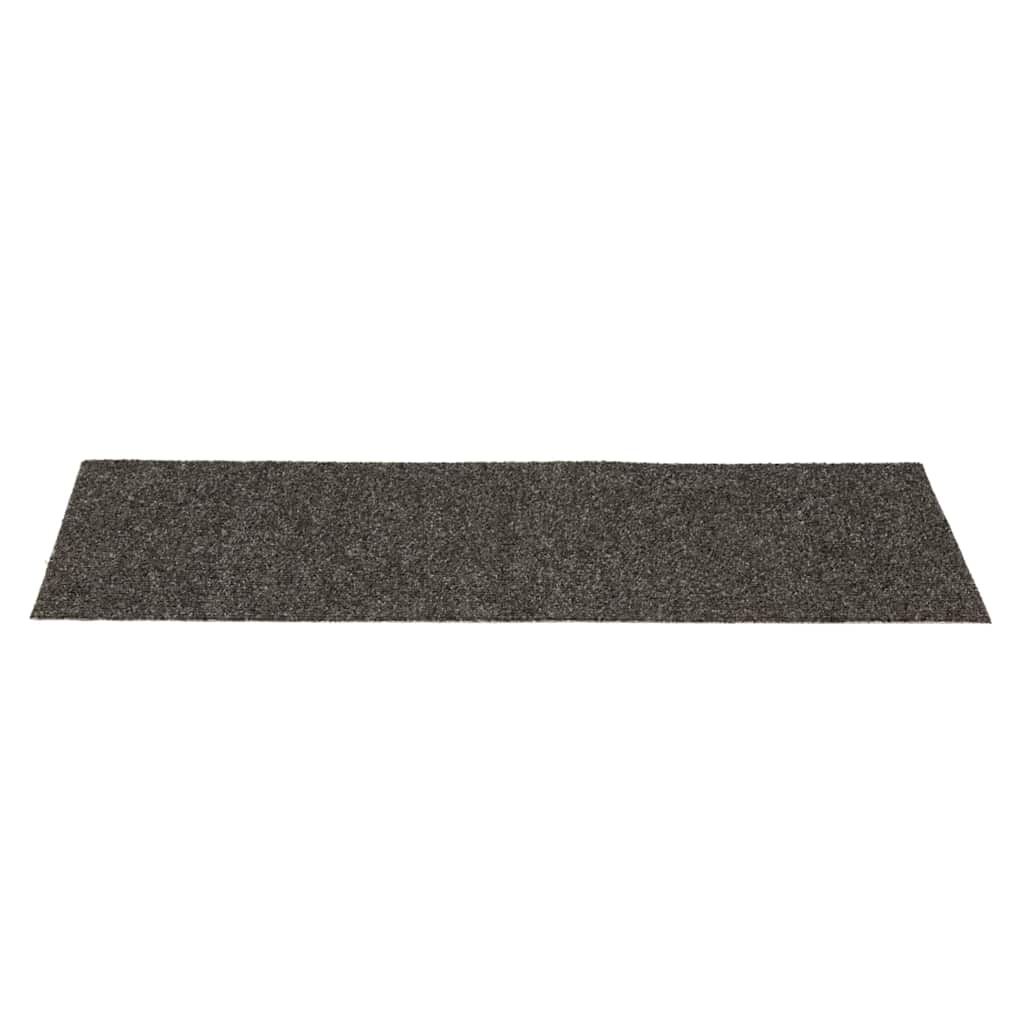 Stufenmatten Selbstklebend 15 Stk. 60x25 cm Anthrazit Rechteckig