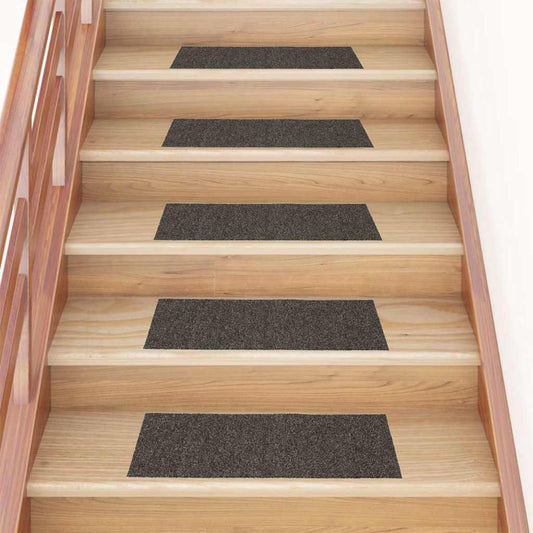 Stair Mats Self-Adhesive 15 Pcs. 60x25 cm Anthracite Rectangular