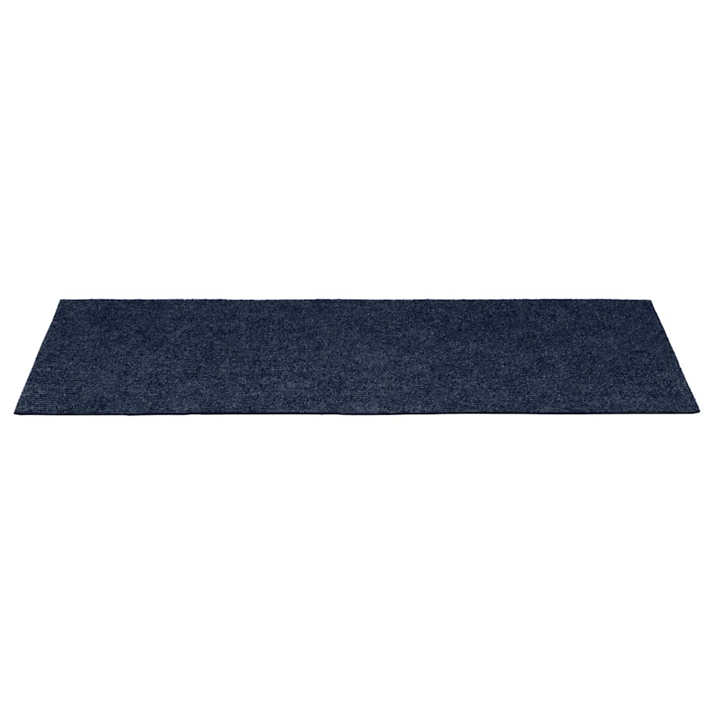 Stufenmatten Selbstklebend 15 Stk. 60x25 cm Marineblau Rechteckig