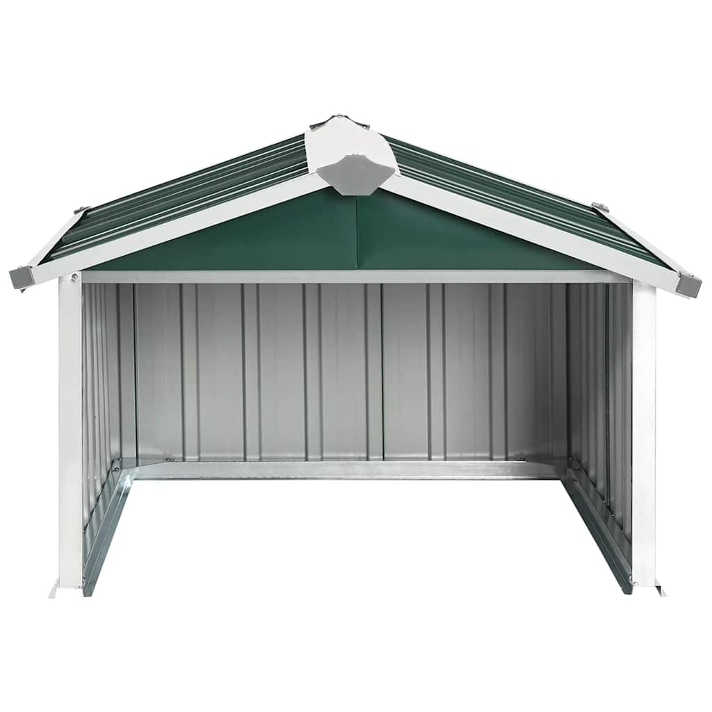 Rasenmäher Garage 92x97x63 cm Verzinkter Stahl Grün