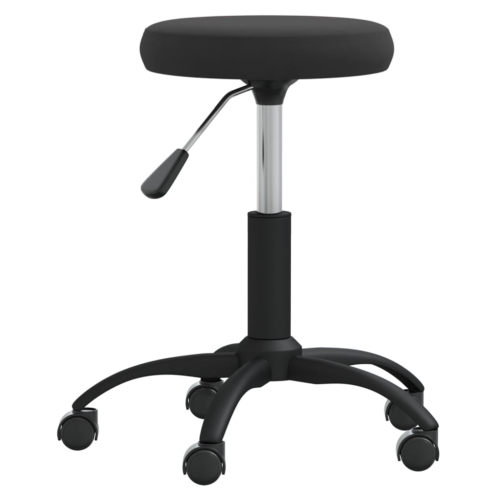 Office Chair Swivel Black Velvet