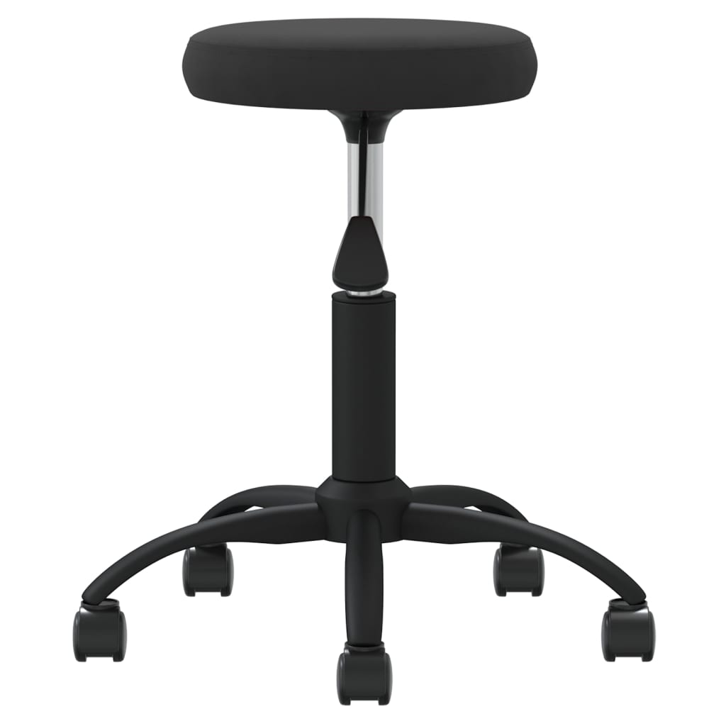 Office Chair Swivel Black Velvet