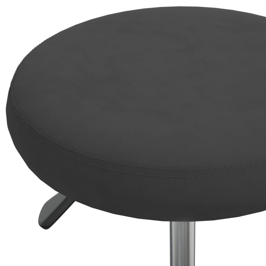 Office Chair Swivel Black Velvet