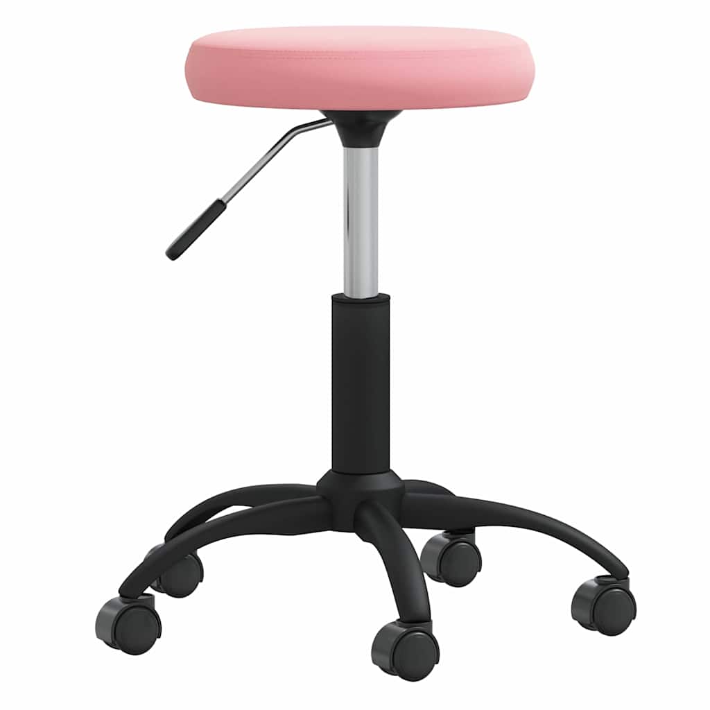 Office Chair Swivel Pink Velvet