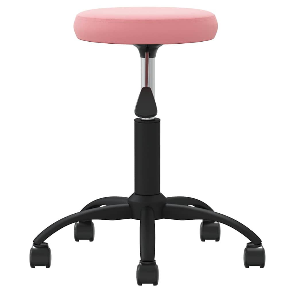Office Chair Swivel Pink Velvet