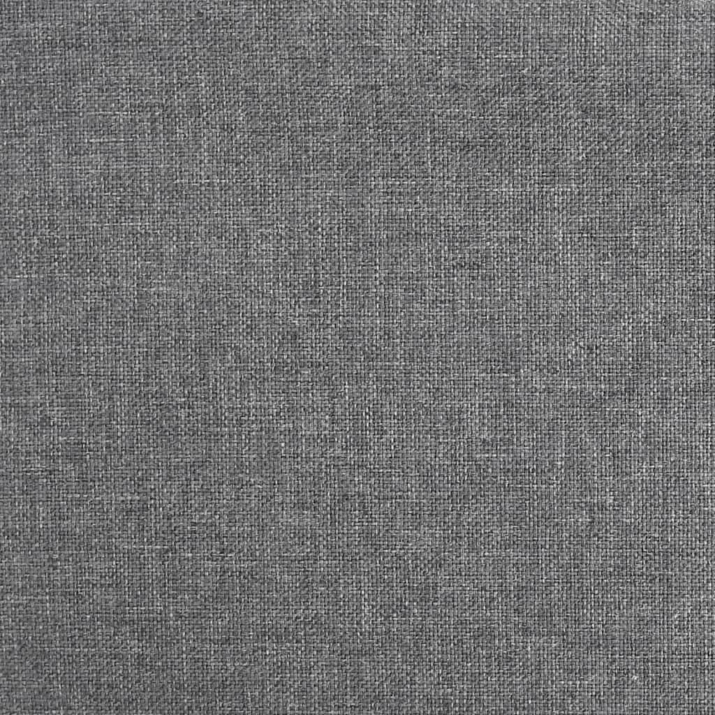 Office Chair Swivel Light Grey Fabric