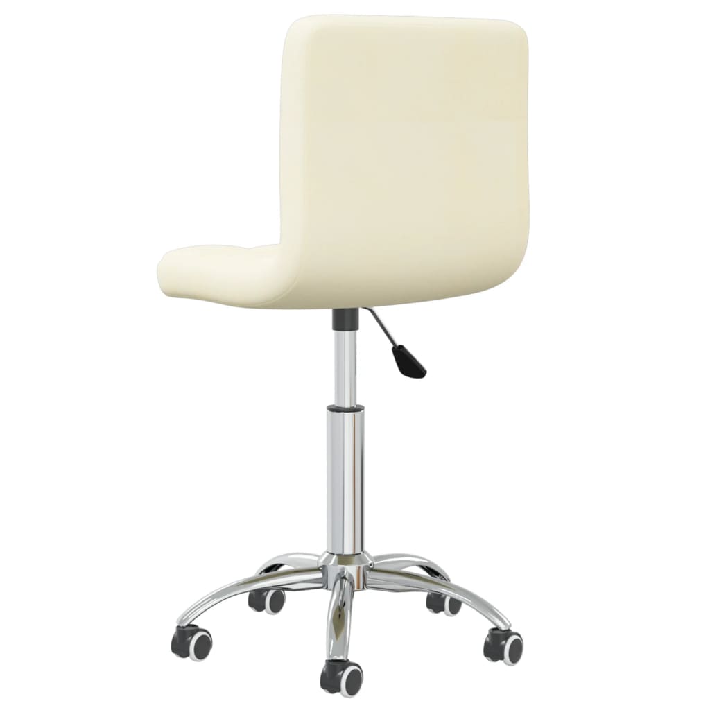 Office Chair Swivel Cream Fabric