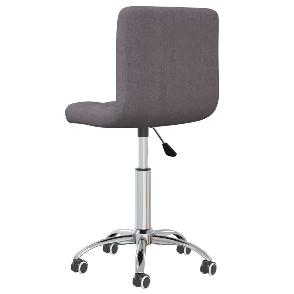 Office Chair Swivel Taupe Fabric