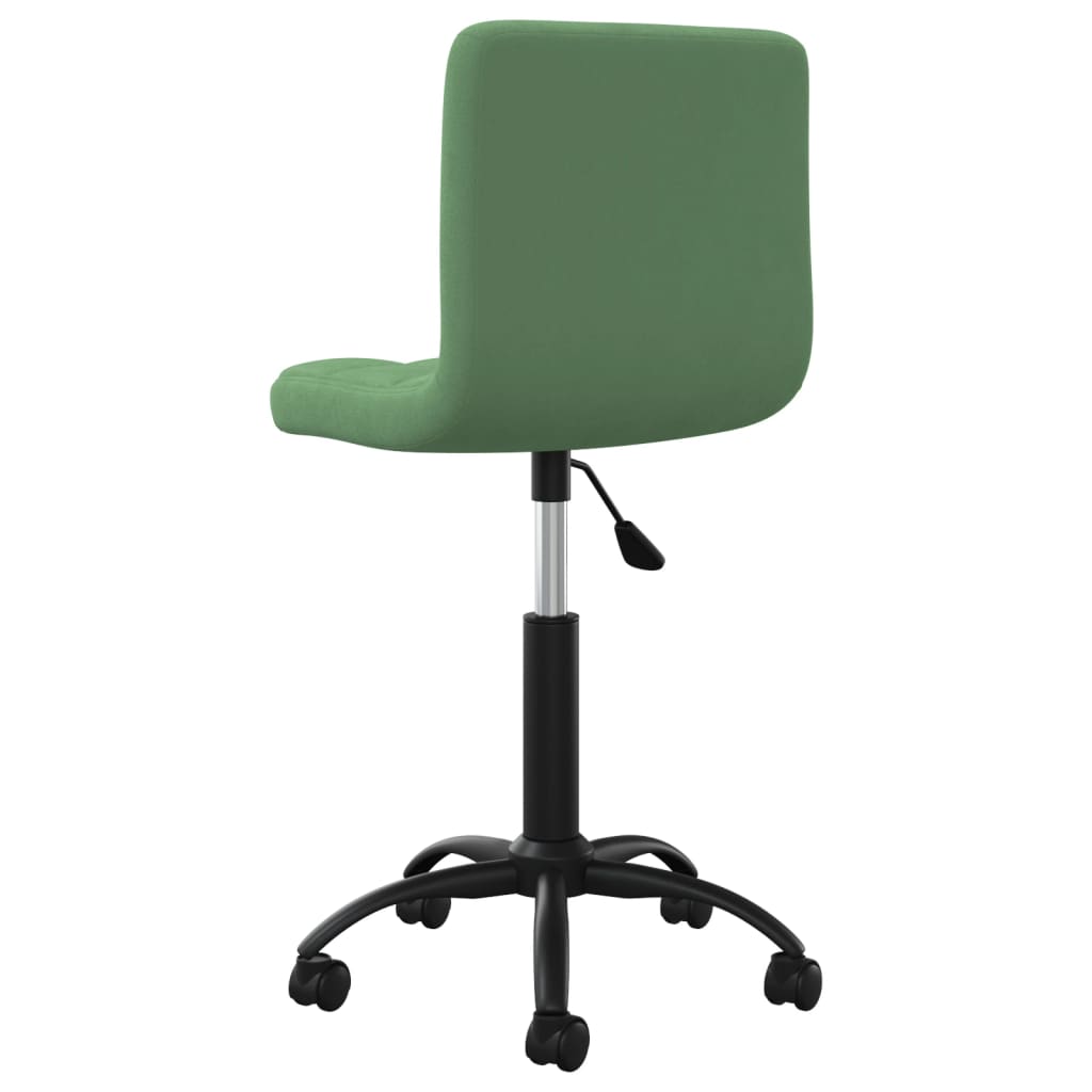 Office Chair Swivel Dark Green Velvet