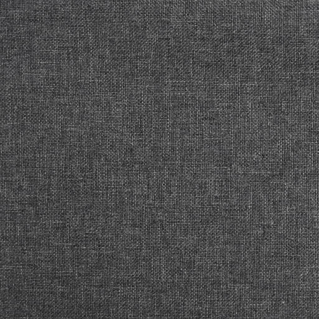 Office Chair Swivel Dark Grey Fabric