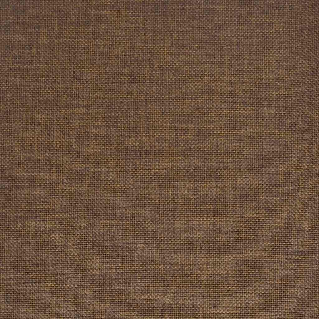 Office Chair Swivel Brown Fabric