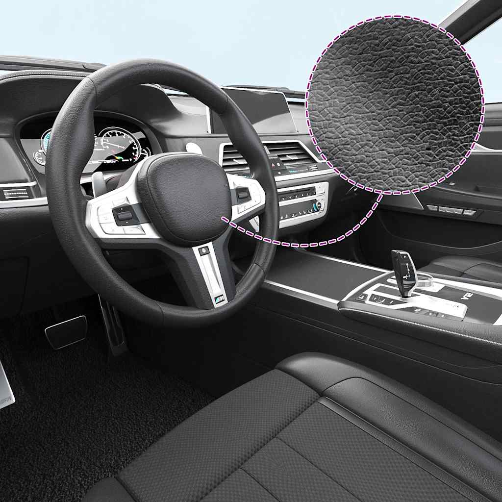 Films adhésifs pour voiture 2 pcs. Noir mat 100x150 cm