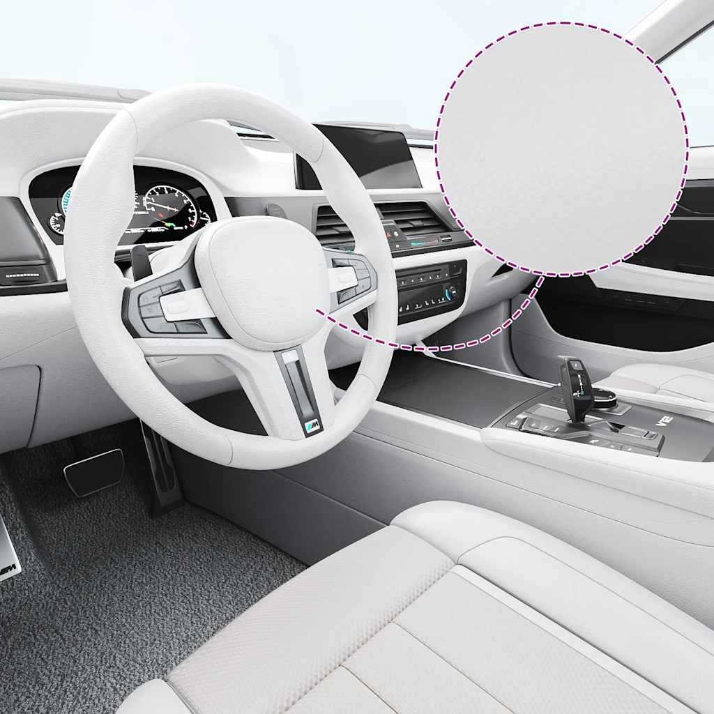 Films pour voiture 2 pcs. Blanc mat 100x150 cm