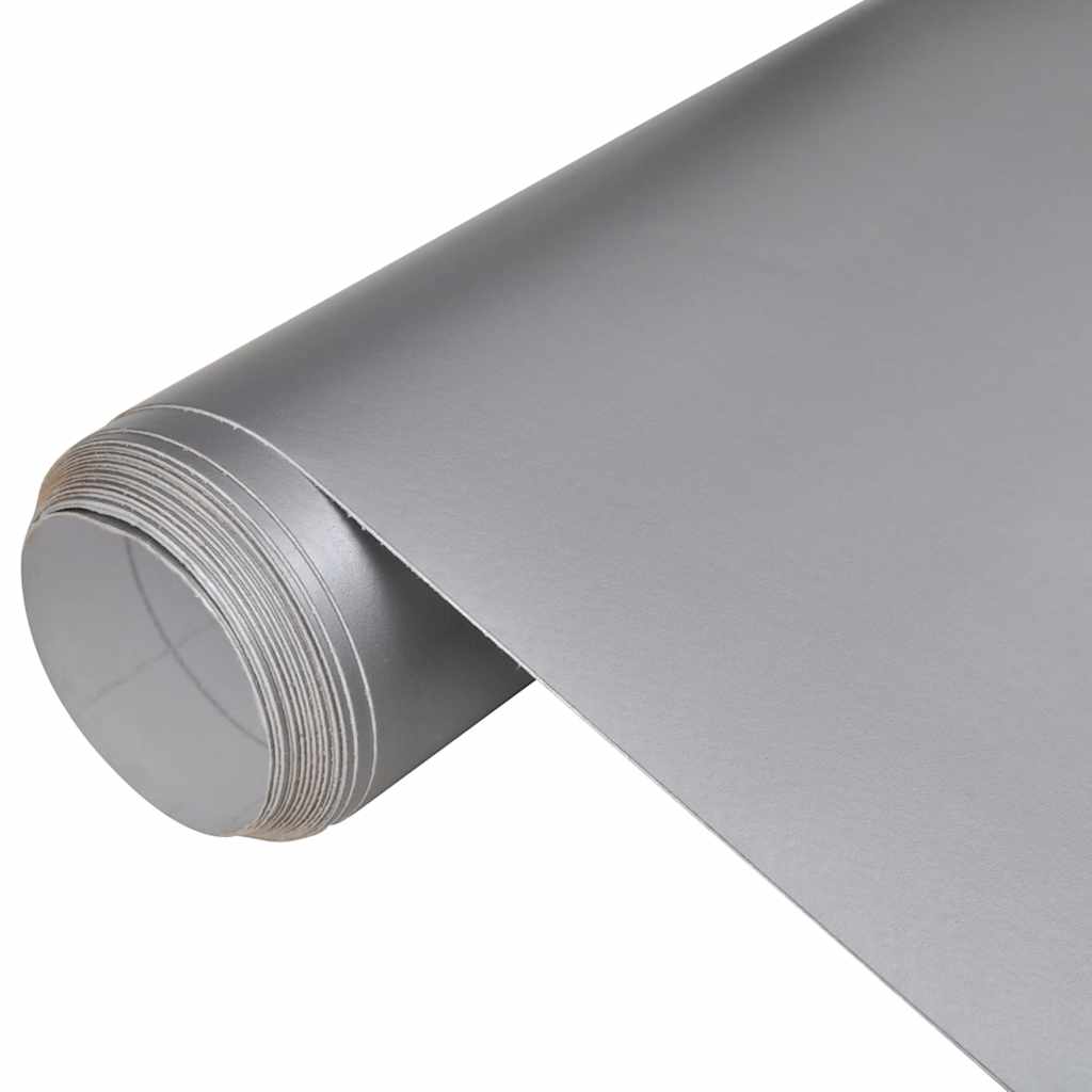 Car wrap matte silver 100x150 cm