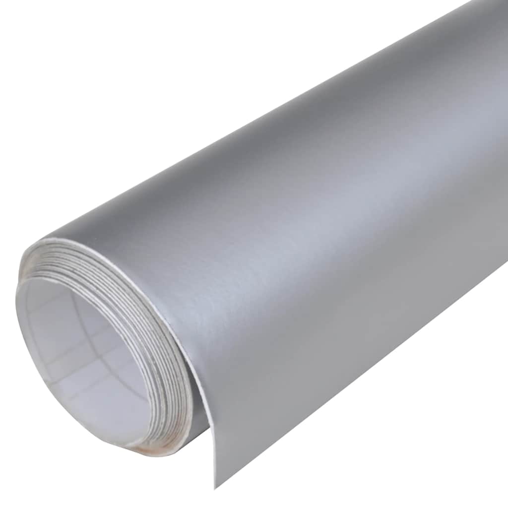 Car wrap matte silver 100x150 cm